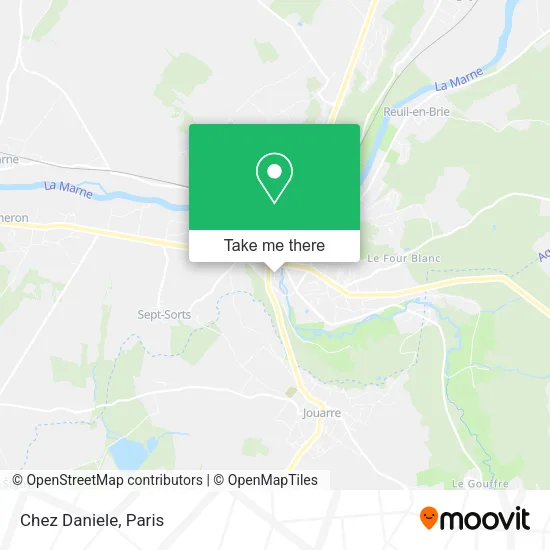 Chez Daniele map