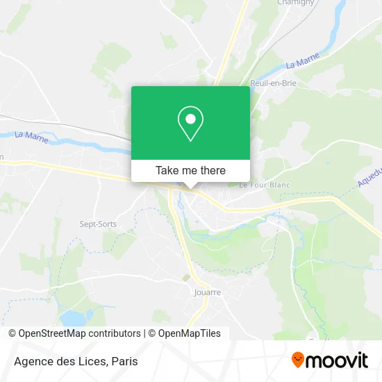 Agence des Lices map