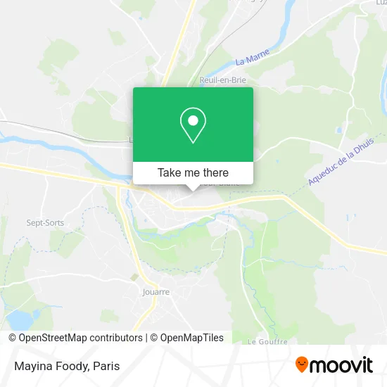 Mayina Foody map