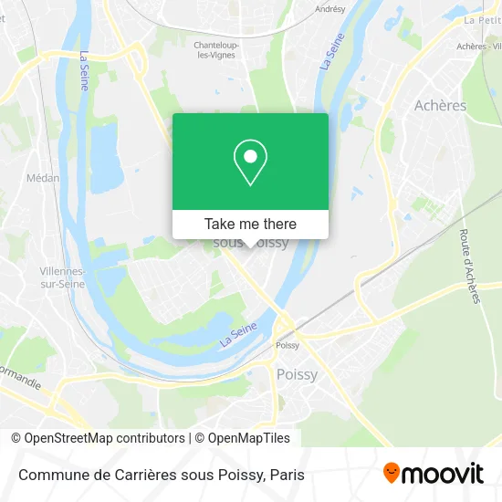 Commune de Carrières sous Poissy map
