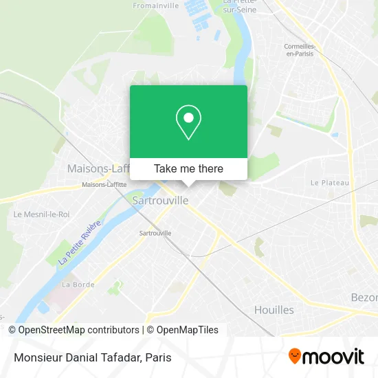 Monsieur Danial Tafadar map