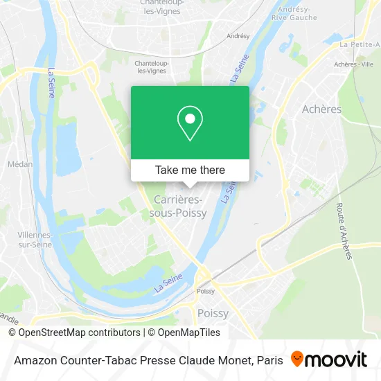 Amazon Counter-Tabac Presse Claude Monet map