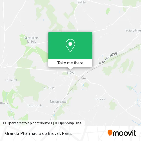 Grande Pharmacie de Breval map