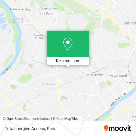 Totalenergies Access map