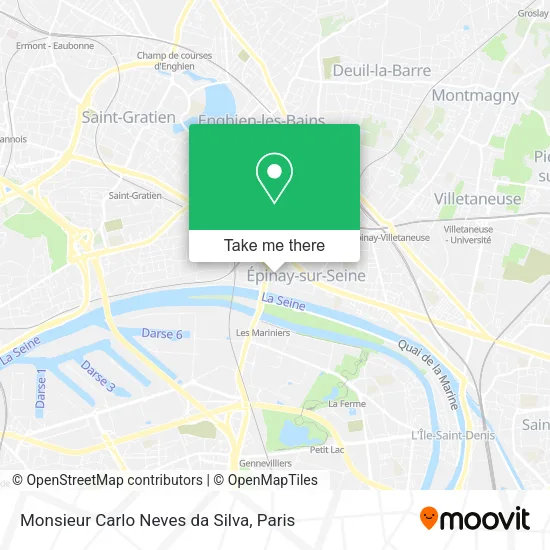 Monsieur Carlo Neves da Silva map