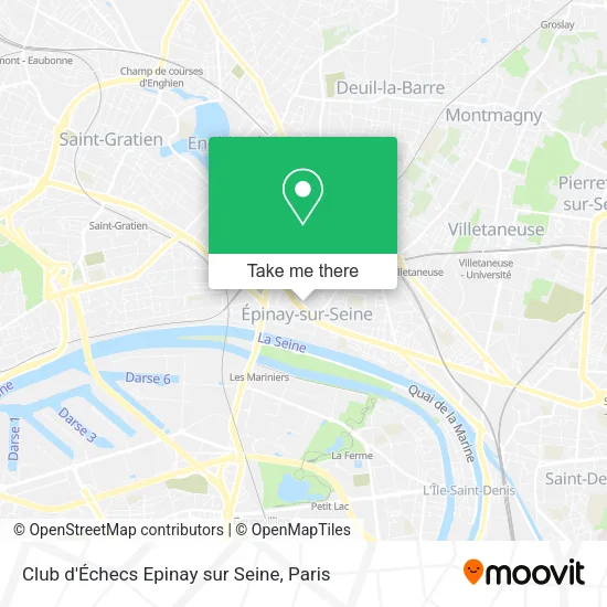 Club d'Échecs Epinay sur Seine map