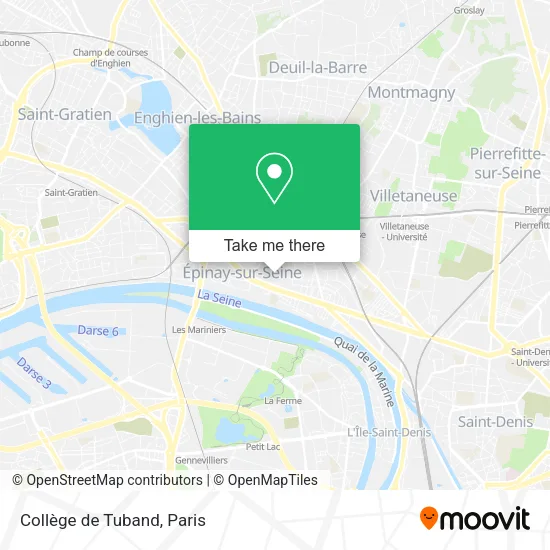 Collège de Tuband map