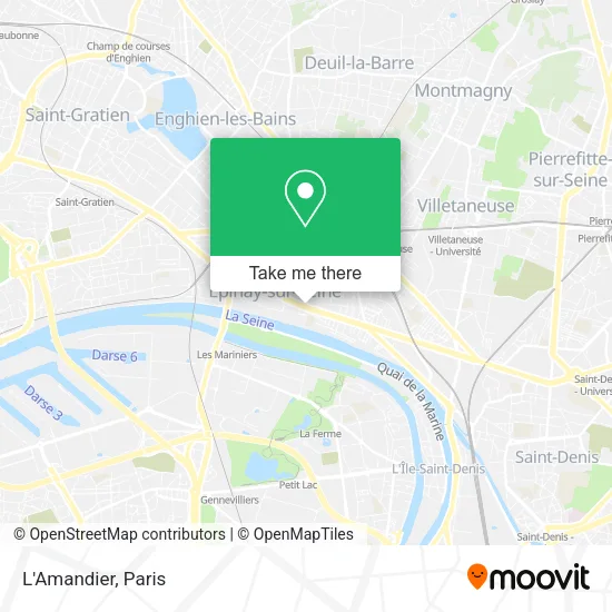 L'Amandier map