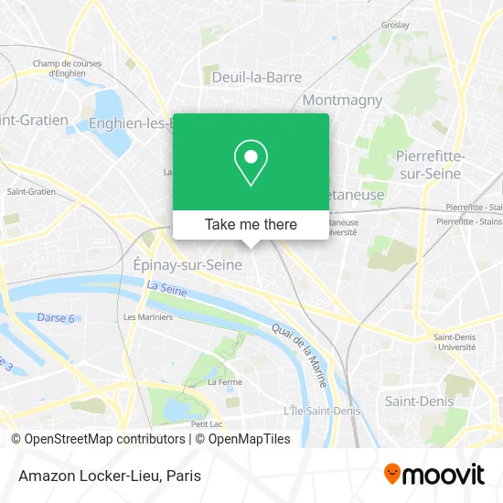 Amazon Locker-Lieu map