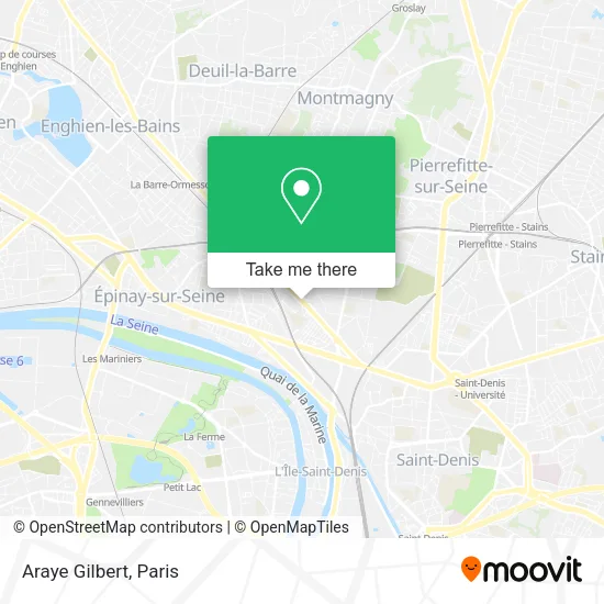 Araye Gilbert map