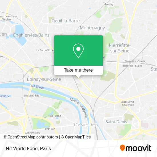 Nit World Food map