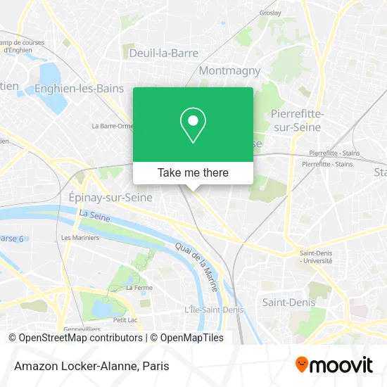 Amazon Locker-Alanne map