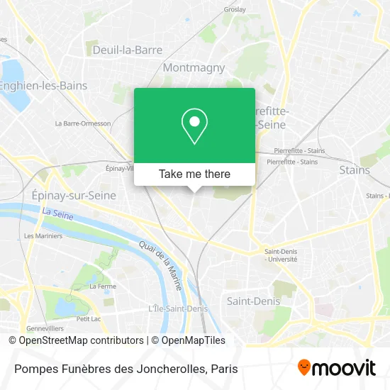 Pompes Funèbres des Joncherolles map