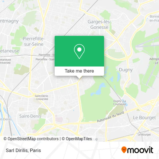 Sarl Dirilis map