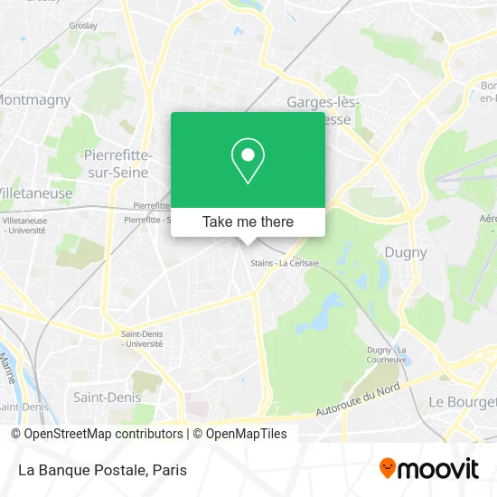 La Banque Postale map