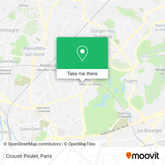 Crousti Poulet map