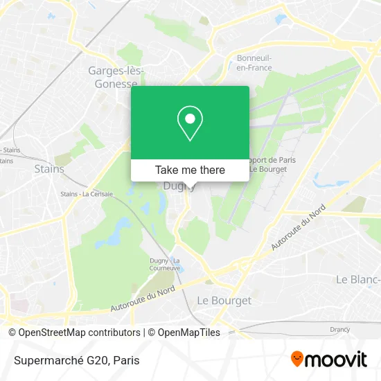 Supermarché G20 map
