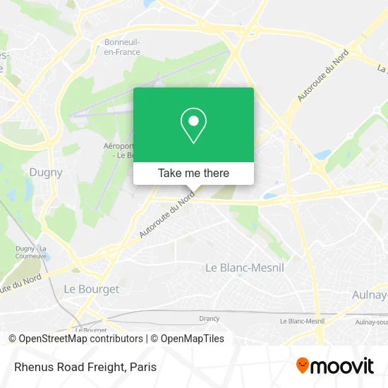 Rhenus Road Freight map
