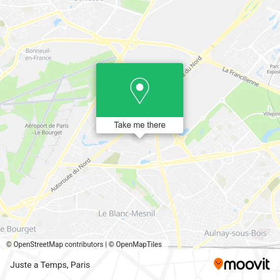Juste a Temps map