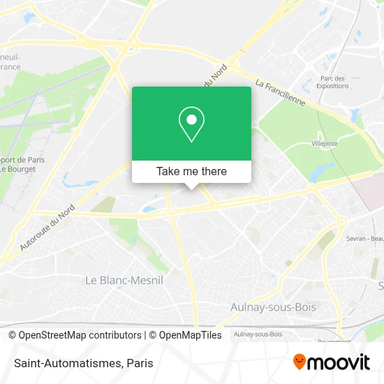 Saint-Automatismes map