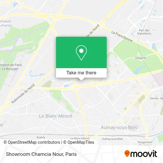 Showroom Chamcia Nour map