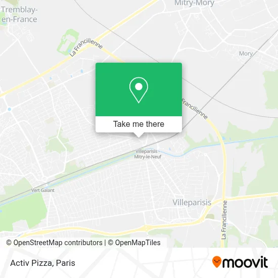 Activ Pizza map