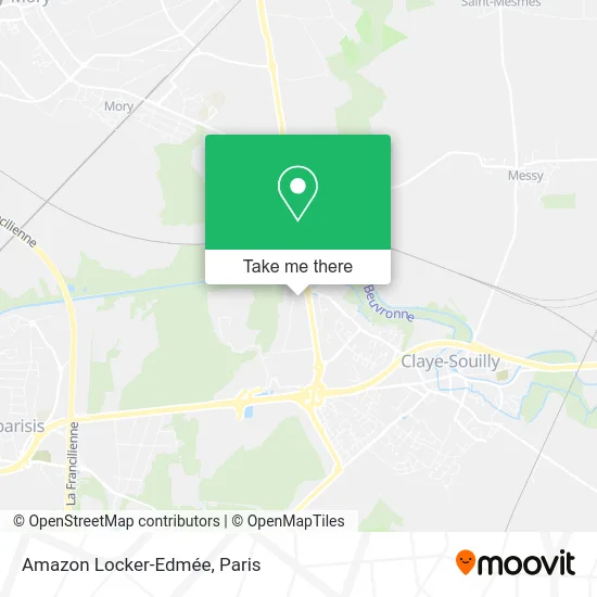 Amazon Locker-Edmée map