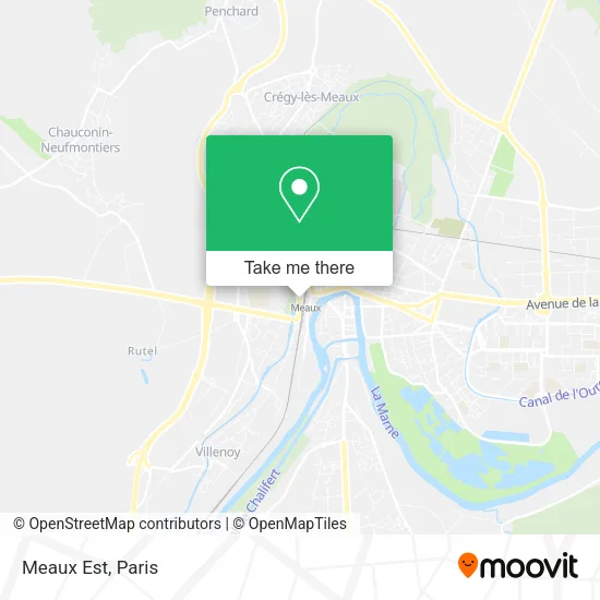 Meaux Est map