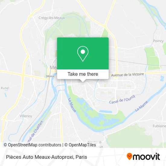 Pièces Auto Meaux-Autoproxi map