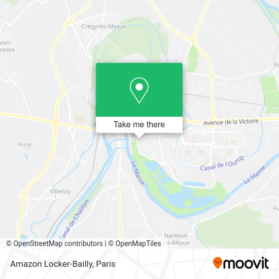 Amazon Locker-Bailly map