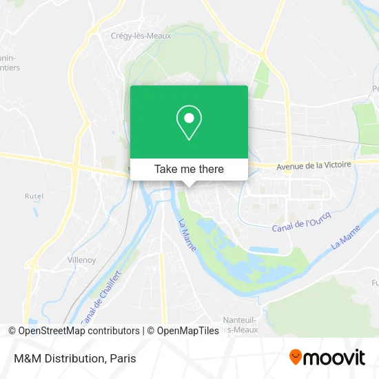 M&M Distribution map