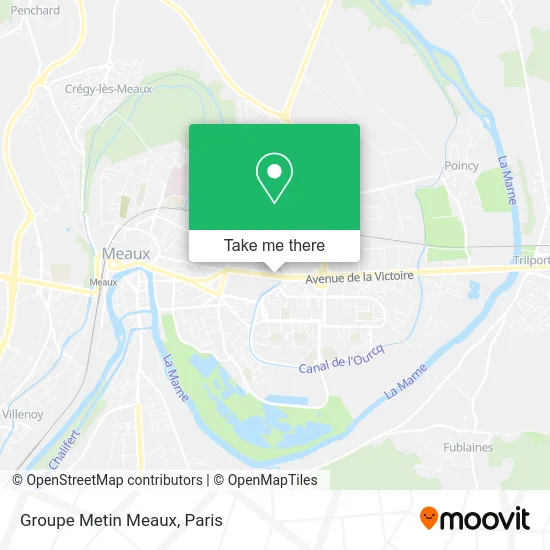 Groupe Metin Meaux map