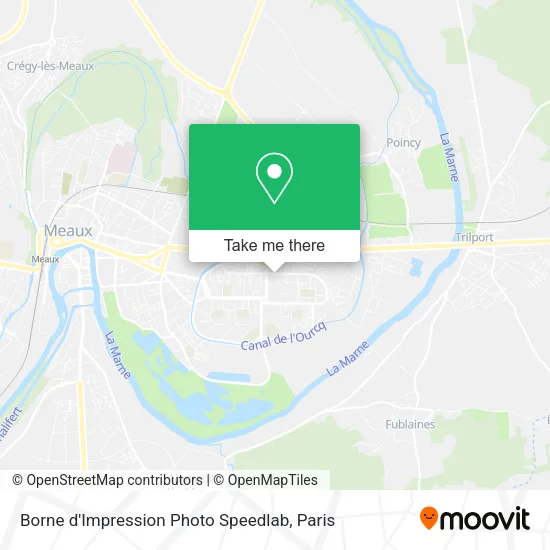Borne d'Impression Photo Speedlab map