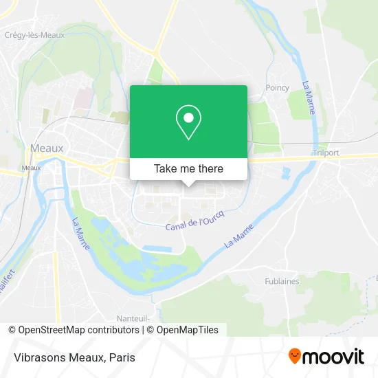 Vibrasons Meaux map
