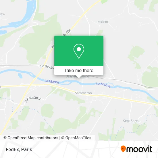 FedEx map