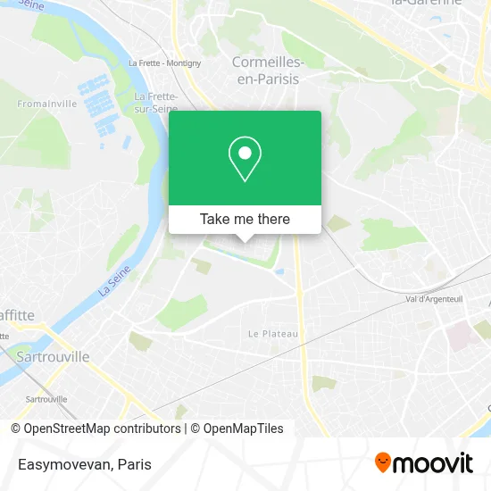 Easymovevan map