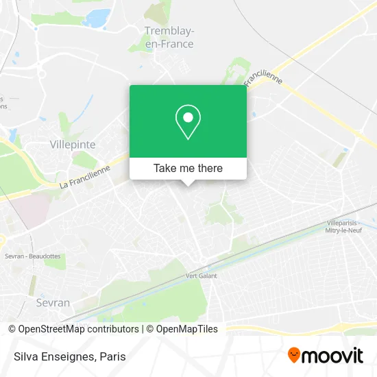 Silva Enseignes map