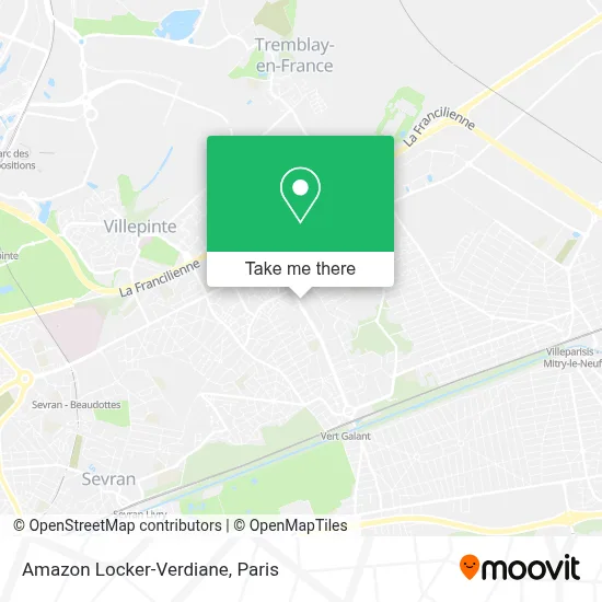 Amazon Locker-Verdiane map