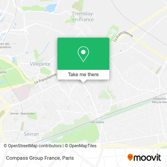 Compass Group France map