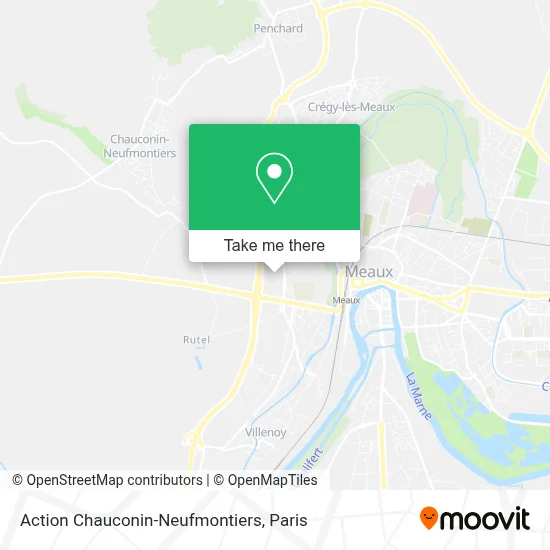 Action Chauconin-Neufmontiers map