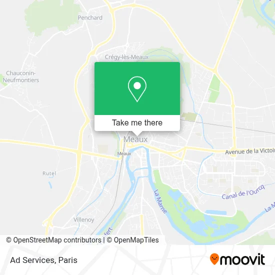 Ad Services map