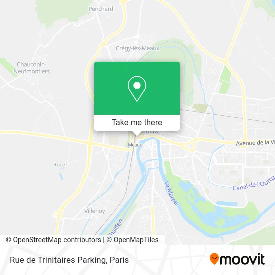 Rue de Trinitaires Parking map