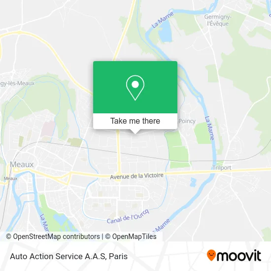 Auto Action Service A.A.S map