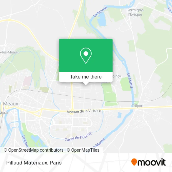 Pillaud Matériaux map