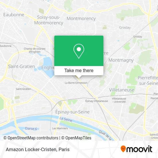 Amazon Locker-Cristen map