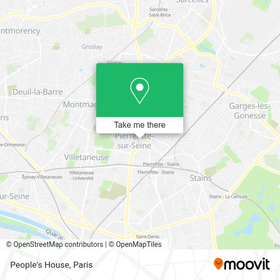 Maison du Peuple map