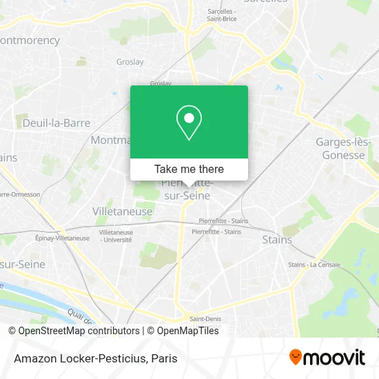 Amazon Locker-Pesticius map
