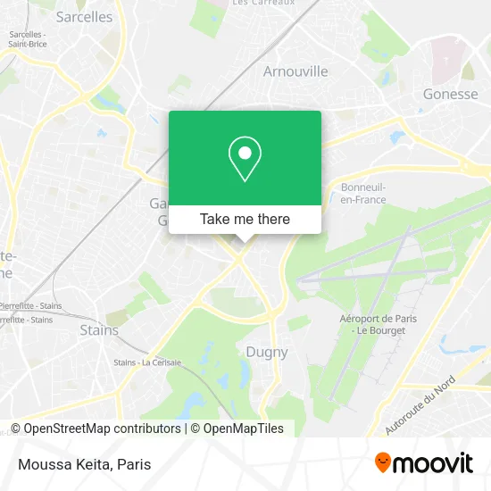 Moussa Keita map