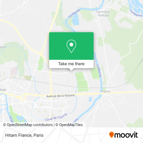Hitam France map