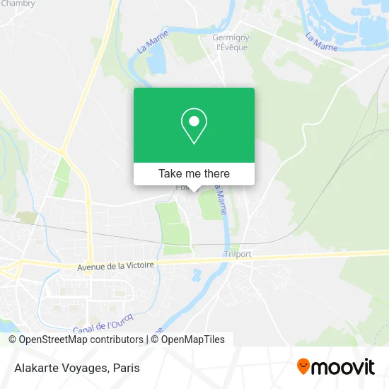 Alakarte Voyages map